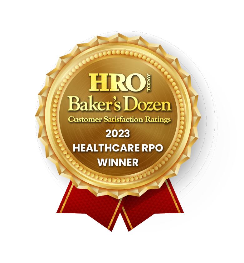 HRO Baker's Dozen 2023 Healthcare RPO Winner icon