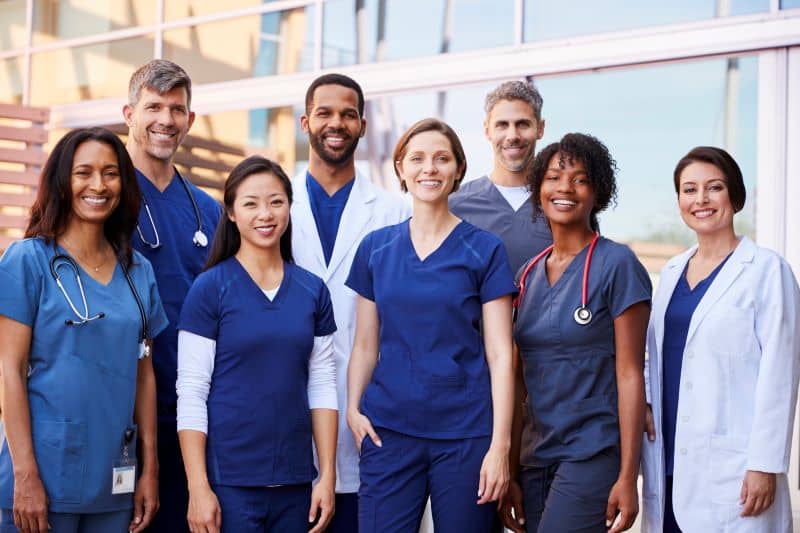group of healthcare professionals